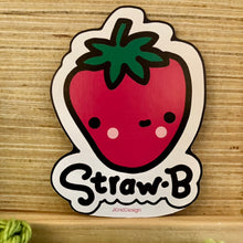 Load image into Gallery viewer, Gift Bundle: JKD Organic Cotton Strawberry Fob and Strawb Sticker
