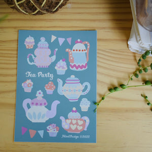 Sticker Sheet // Tea Party