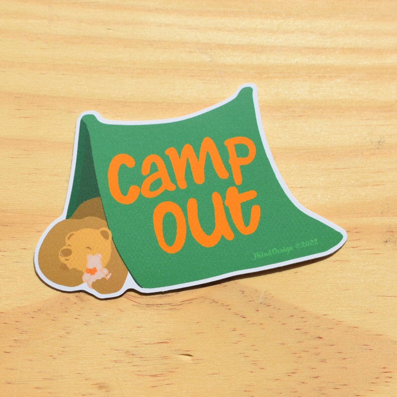 Sticker Camp Out Bears