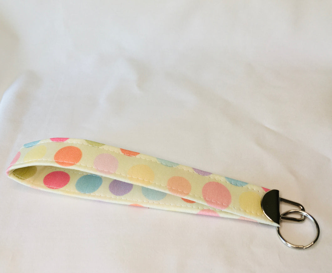 Key Fob / Prints from JKindDesign Cupcake Collection / Organic Cotton